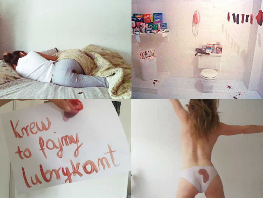 Jak artystki i aktywistki wykorzystują krew menstruacyjną w swoich działaniach?